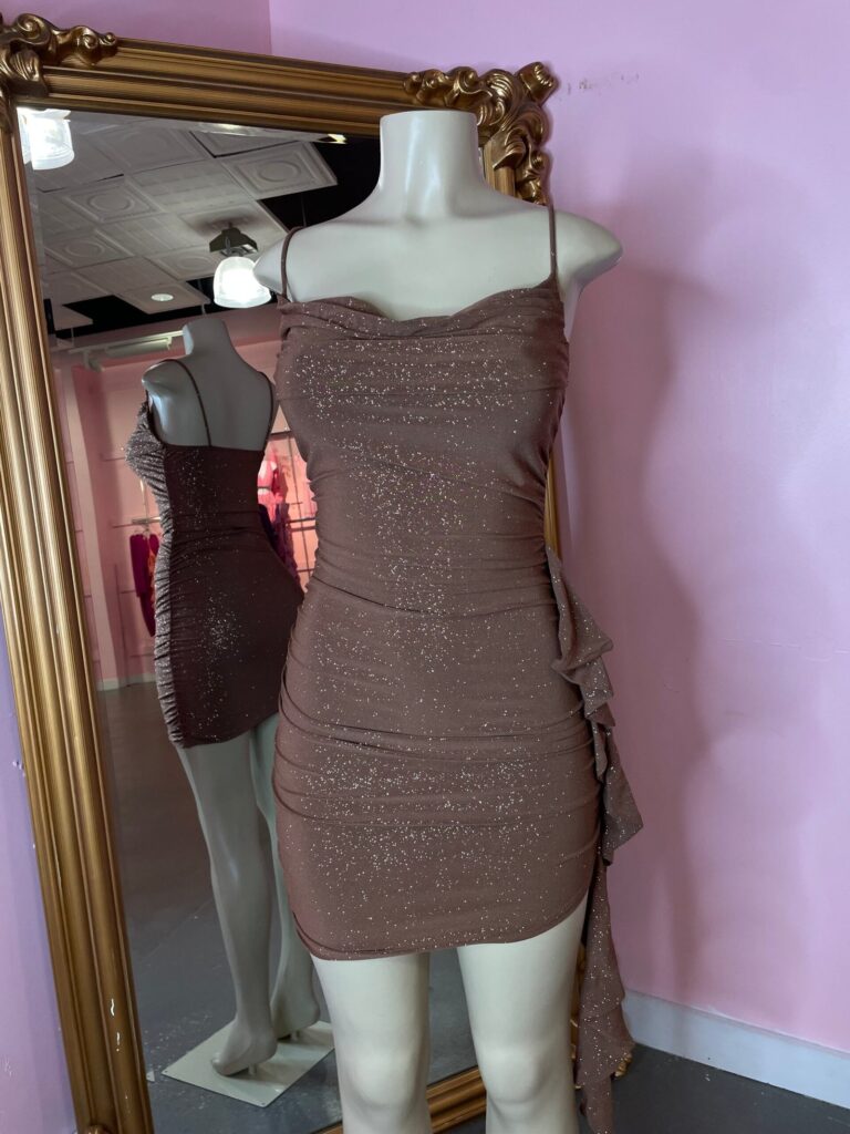 Lux Ruffled Dress